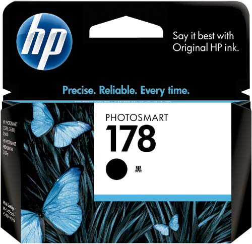 純正インク　ＨＰ１７８（ＣＢ３１６ＨＪ）　黒画像