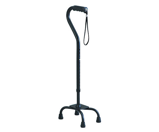 4点杖 （軽量アルミニウム製／ブラック）