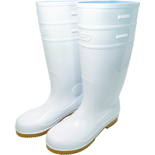 耐滑先芯入り長靴 白 22.5cm 1足画像