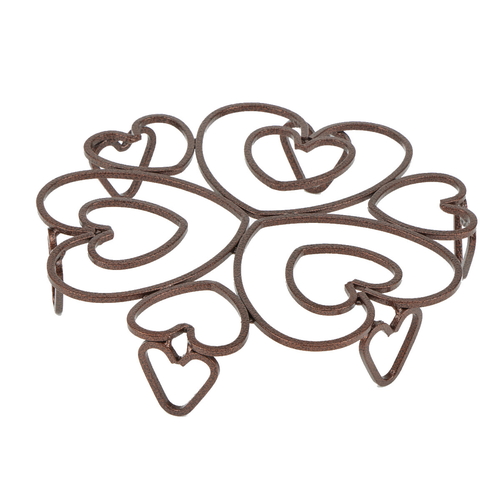 花台 のせるんです ハート 30cm ブロンズ画像