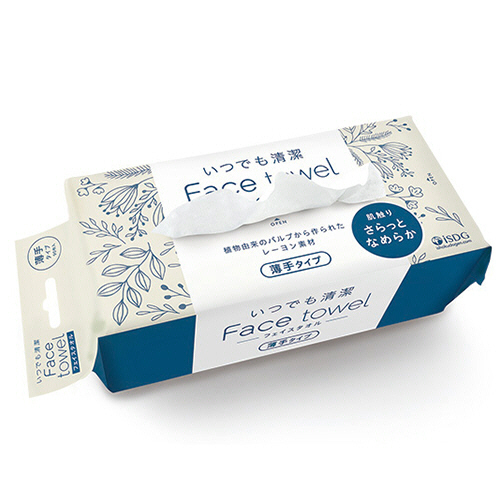 いつでも清潔ﾌｪｲｽﾀｵﾙ 薄手ﾀｲﾌﾟ 90枚 1ﾊﾟｯｸ画像