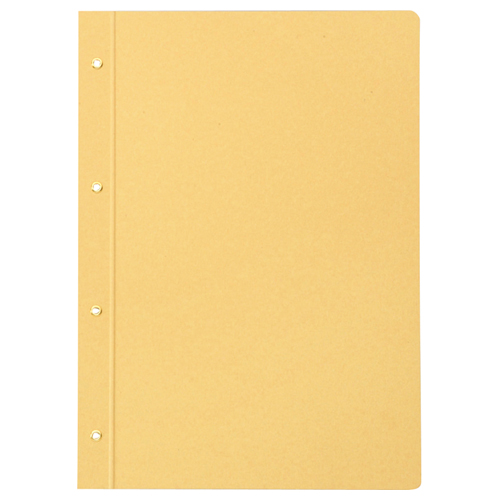 とじ込表紙 ｸﾗﾌﾄ紙 A4ﾀﾃ 4穴 1ｾｯﾄ(25組50枚:5組10枚×5ﾊﾟｯｸ)画像