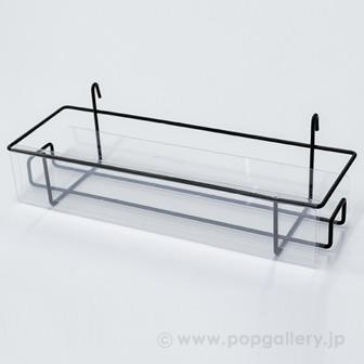 ワイヤーバスケット（POPホルダー＆トレー付き）画像