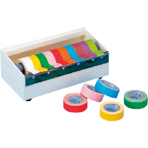 TGK ｶﾗｰﾃｰﾌﾟ24mm 5m巻10色ｾｯﾄ 1袋(10巻)画像