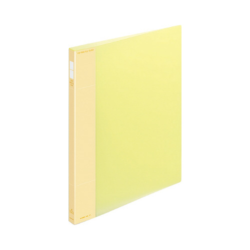 ポップリングファイルスリム　黄Ａ４縦背幅２１ｍｍ画像