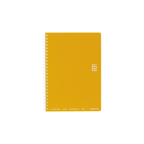 ソフトリングノート　Ａ５　ドットＢ罫５０枚　橙画像