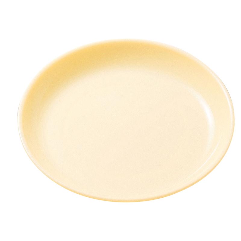 食器 No.1712K ポリプロ給食皿16cm (クリーム) エンテック画像