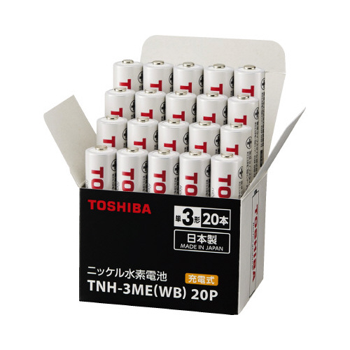 ニッケル水素充電池　標準　単３形（２０本入）画像