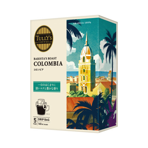 タリーズコーヒー　ドリップコロンビア　５Ｐ画像