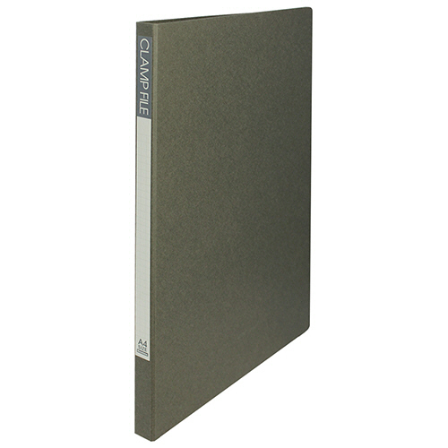 ｸﾗﾝﾌﾟﾌｧｲﾙ A4ﾀﾃ 100枚収容 10mmとじ 背幅18mm ﾀﾞｰｸｸﾞﾚｰ 1冊