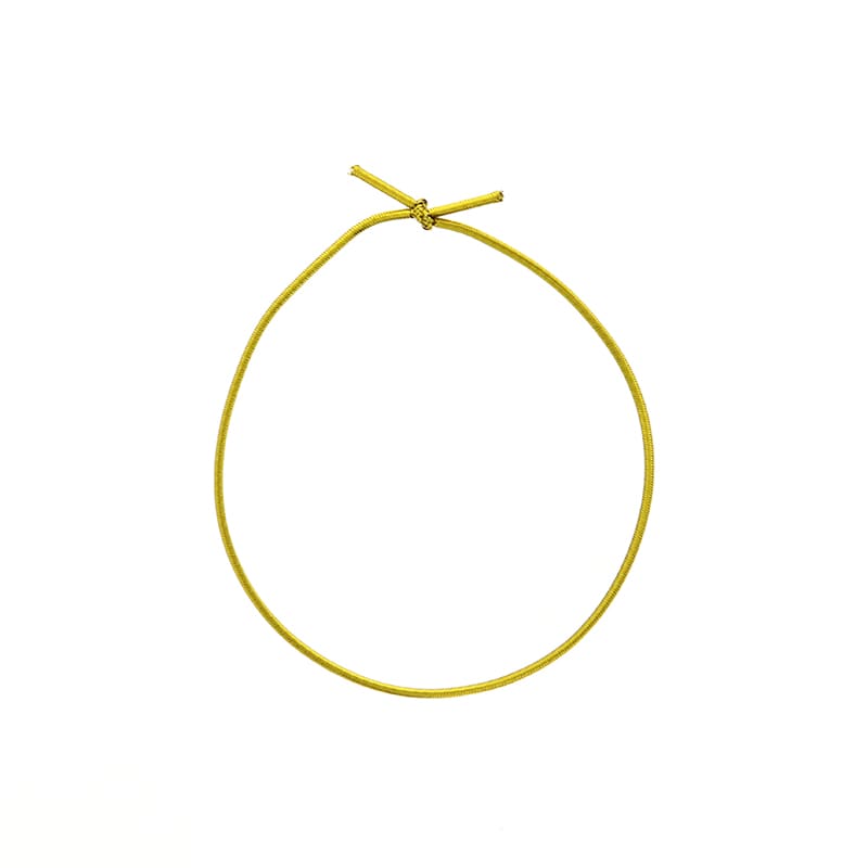 １本丸金ゴム１重掛結び　２５ｃｍ　折径１０．５ｃｍ画像