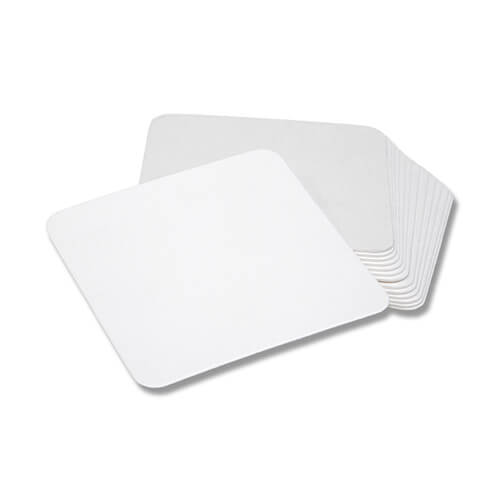 コースター 白 ９０角 ０．５ｍｍ