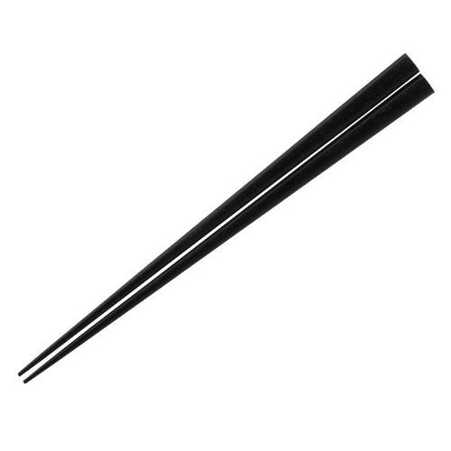 箸 木製 23.5cm 木箸 一半 天然木 墨樹画像