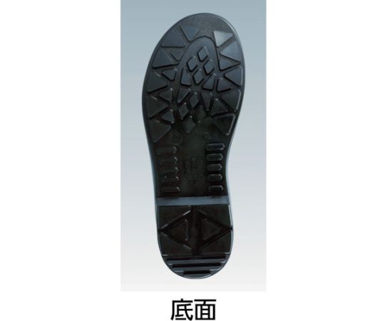 軽量安全短靴　24.5cm 靴紐が通された状態の、サイドから見た短靴のボディ