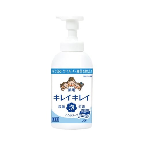 キレイキレイ薬用泡ハンド無香料本体５５０ｍｌ×６画像