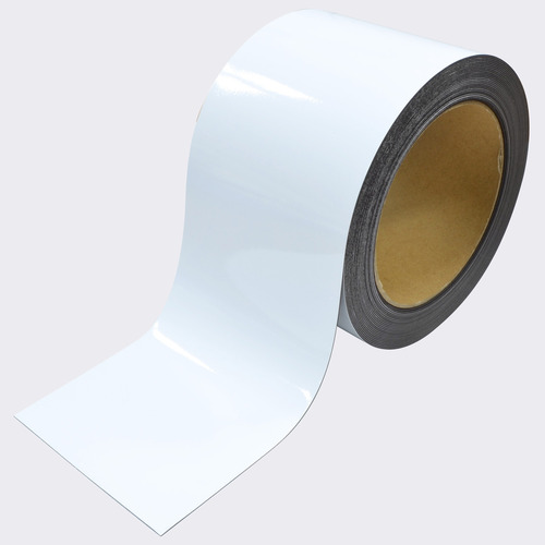 ﾏｸﾞﾈｯﾄﾛｰﾙ 幅100mm×長さ10m×厚さ0.8mm 白ﾂﾔ 1巻画像