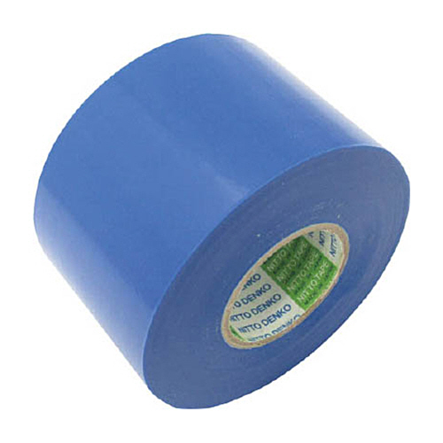 日東 脱鉛ﾀｲﾌﾟﾋﾞﾆｰﾙﾃｰﾌﾟNo.21 50mm×20m 青 1ﾊﾟｯｸ(4巻)画像