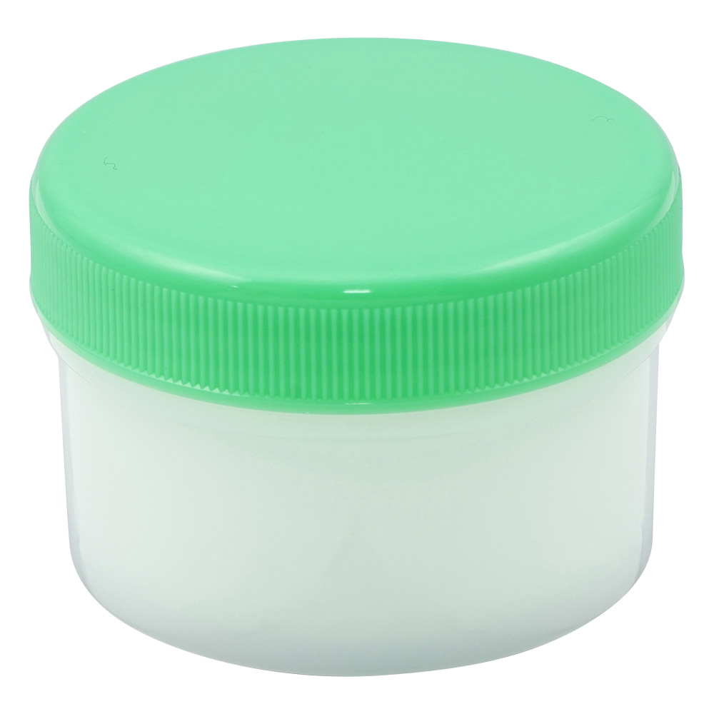 増量丸底プラツボ　未滅菌　60mL　緑　50個入画像