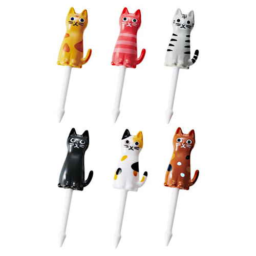 シンプルキャットピック　6本入画像