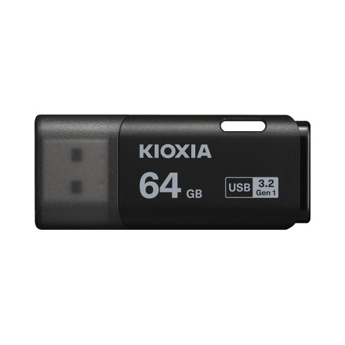 ＵＳＢキャップ式ブラック６４ＧＢ画像