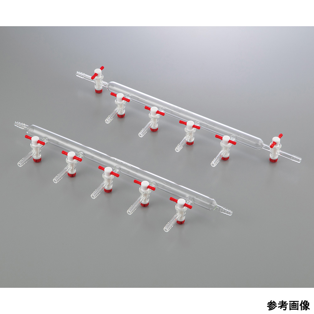 真空マニホールド コック数4画像