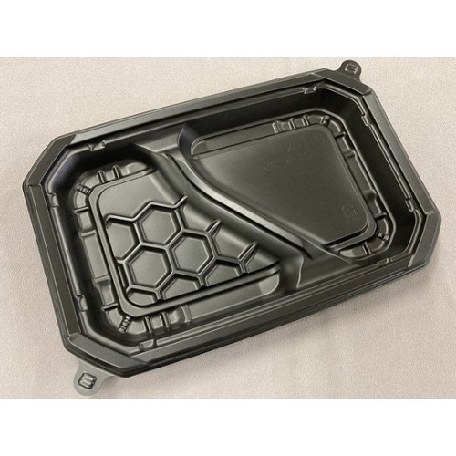 中央化学 弁当容器 CT ロックス 24-16 2S BK 本体画像