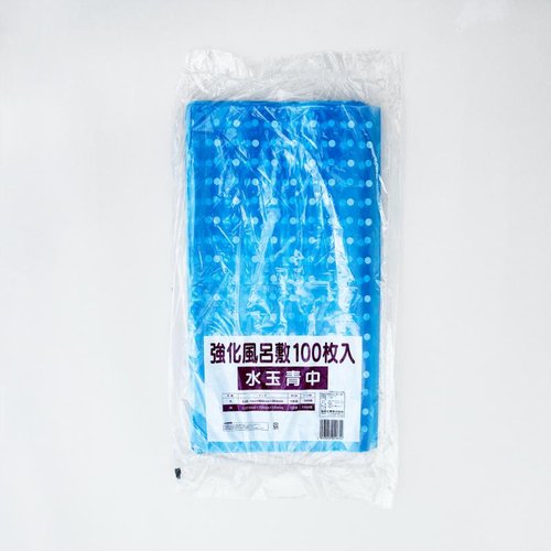 ポリ風呂敷 強化風呂敷 水玉青 中 福助工業画像