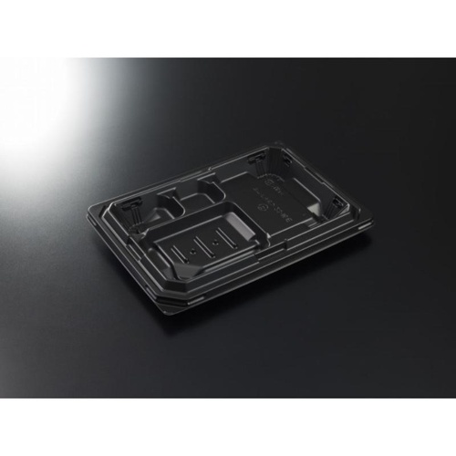 中央化学 弁当容器 CT 宝台膳 23-16E BK 本体画像