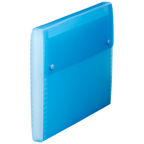 ｼﾝﾌﾟﾘｰｽﾞ ﾄﾞｷｭﾒﾝﾄﾌｧｲﾙ(透明) A4 7ﾎﾟｹｯﾄ 青 1ｾｯﾄ(10冊)