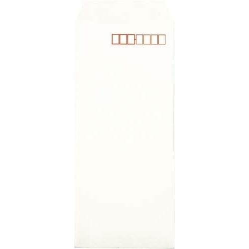 ソフトカラー封筒　長４　ホワイト　１０００枚入画像