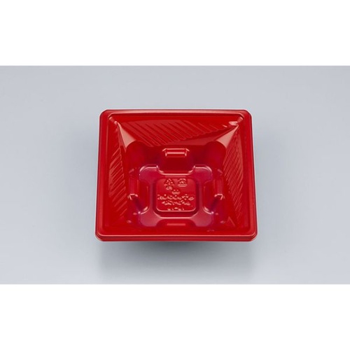 シーピー化成 どんぶり容器 BFツイスト13-13 朱 本体 発泡画像