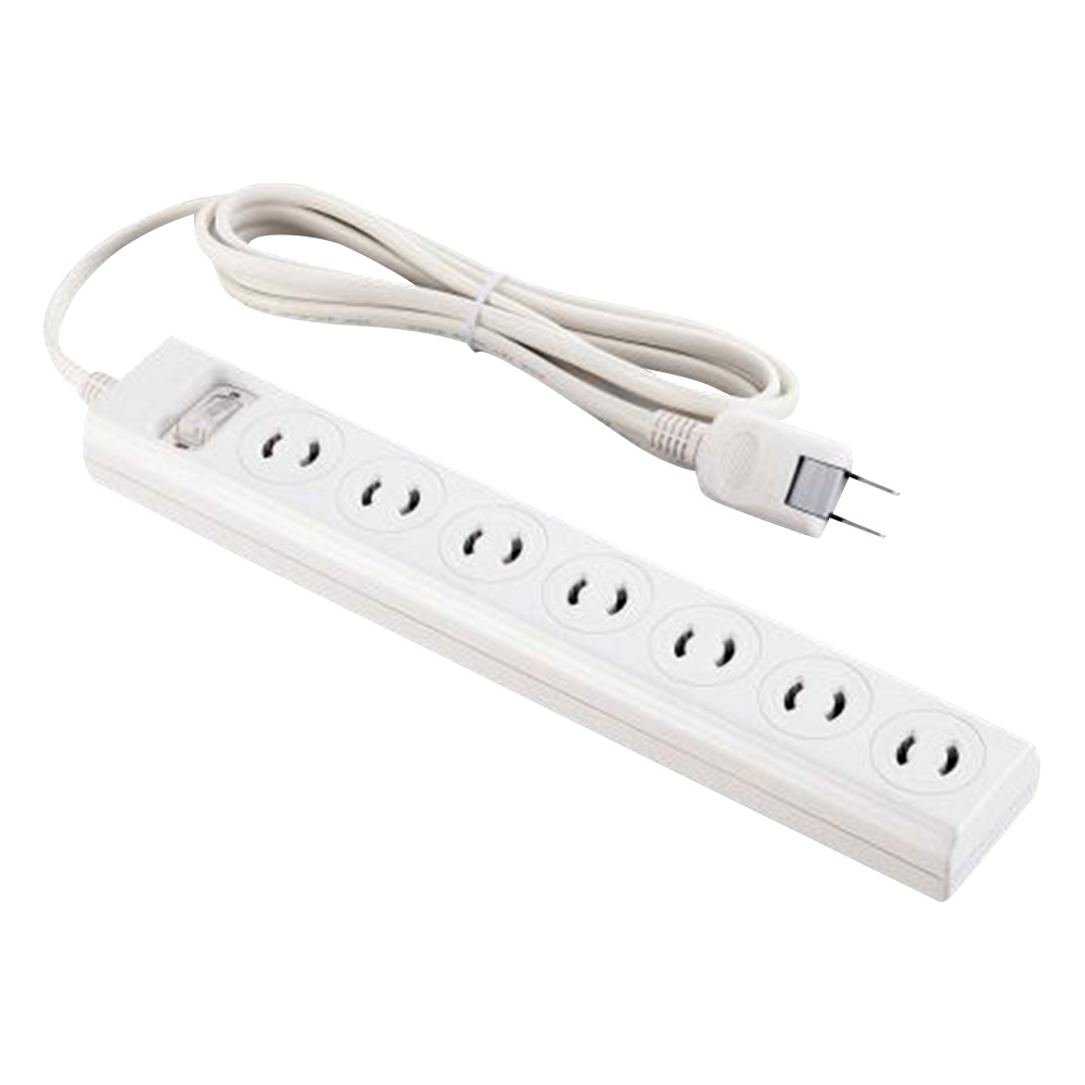 OAタップ　コード2m　コンセント7個口（2芯）画像