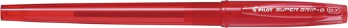 スーパーグリップＧ　キャップ式　０．７ｍｍ赤１０本画像