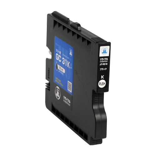 リコー RICOH GC31K ブラック 互換 リサイクルインクカートリッジ画像