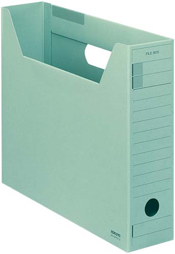 ファイルボックス　Ｆタイプスリム　Ａ４横　緑　５個画像