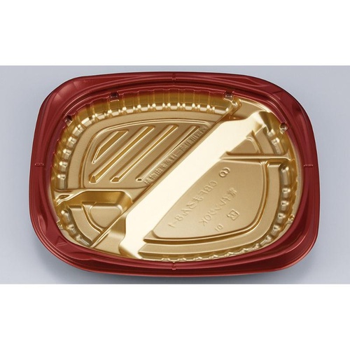 シーピー化成 弁当容器 CBFまろん8-1 GR 本体画像