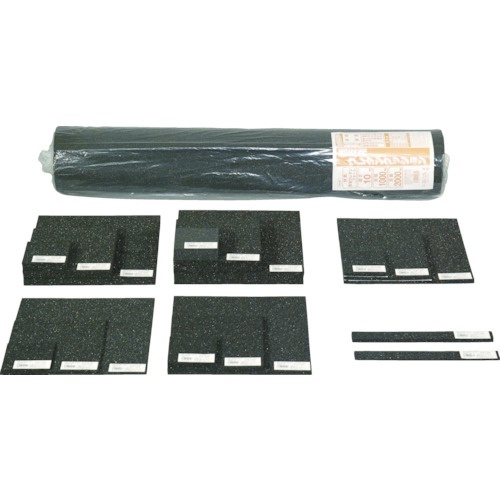 低反発ウレタンクッション　100mm×100mm　5t　黒　1枚画像