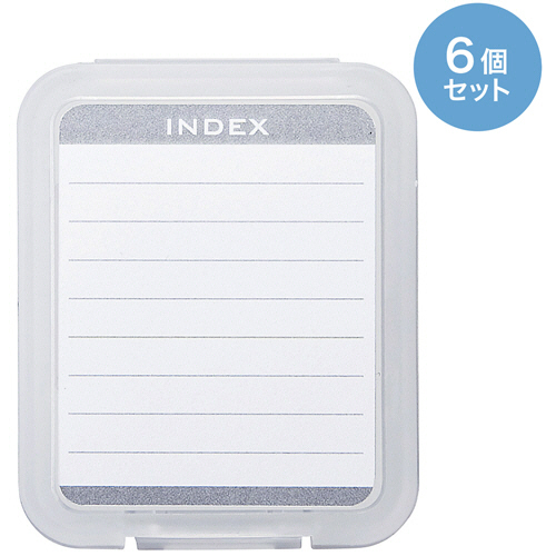 ﾒﾓﾘｰｶｰﾄﾞｸﾘｱｹｰｽ(microSDｶｰﾄﾞ用) 1ﾊﾟｯｸ(6個)画像