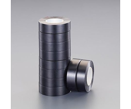 19mmx20m ﾋﾞﾆｰﾙ粘着ﾃｰﾌﾟ(ﾊｰﾈｽ用)(黒/10巻)画像