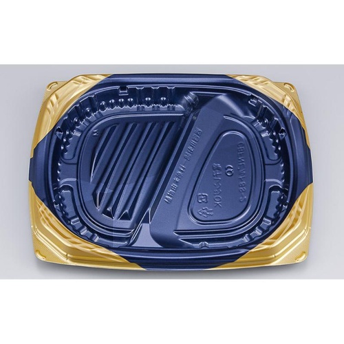 シーピー化成 弁当容器 CBFNビルト8S-2 ソアBG 本体画像