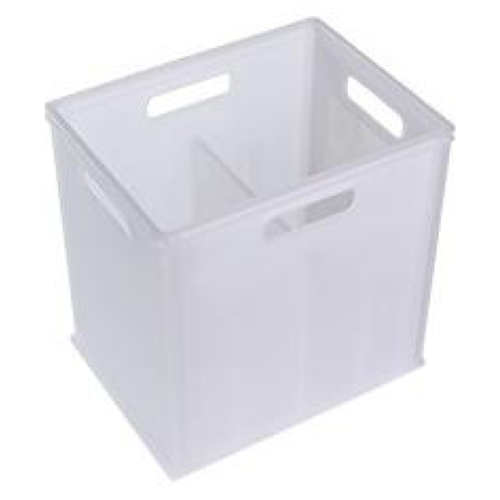 収納 収納ボックス キューBOX スリム深型 収納ケース クリアホワイト画像