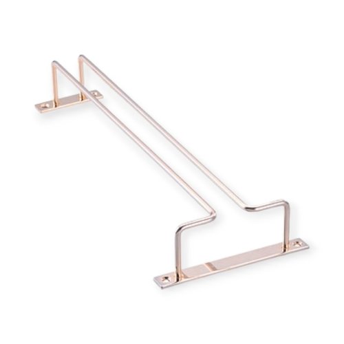 バー用品 グラスハンガー24金メッキ 1連(レール内21×290mm)