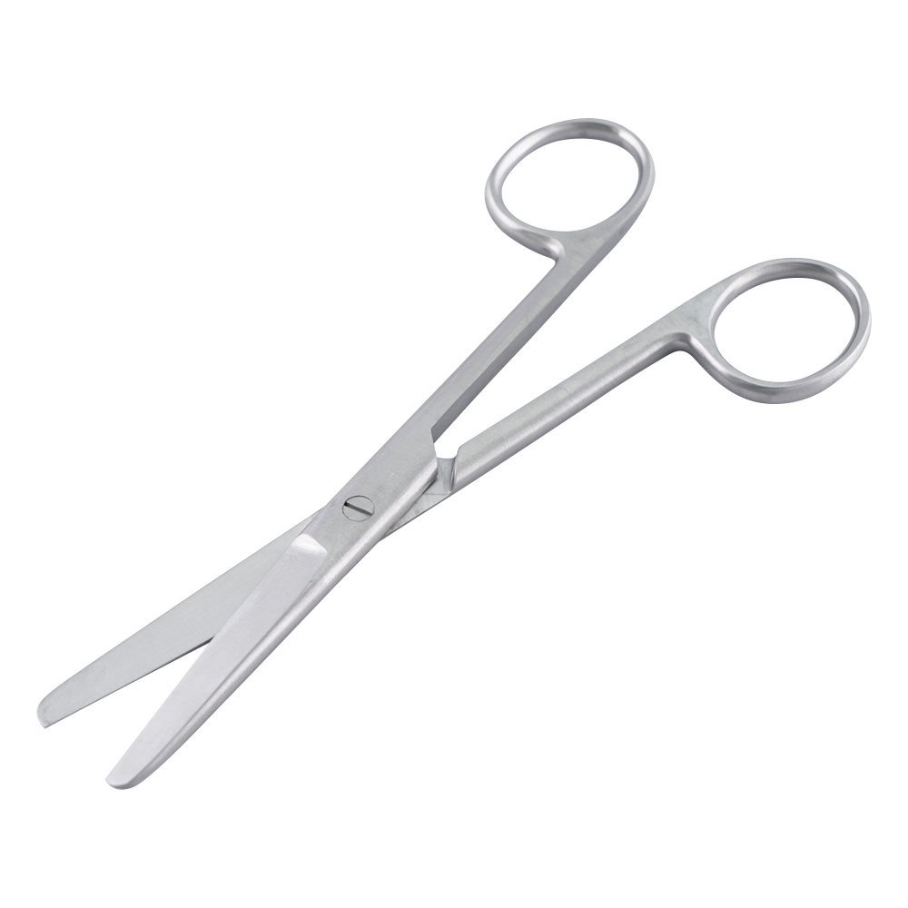 外科剪刀（ディスポタイプ6本入）　両鈍　直画像