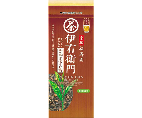 伊右衛門　炒り米入りほうじ茶　100g画像