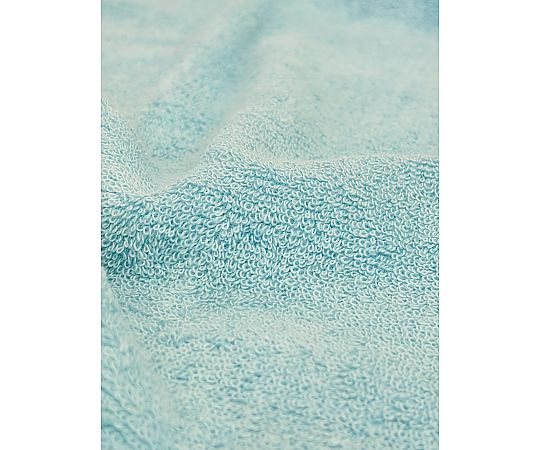 ループ付きバスタオル ローキーカラー 60×120cm KHAKI 1セット（10枚入） 淡いカーキ色のループ付きバスタオルが重ねられた様子