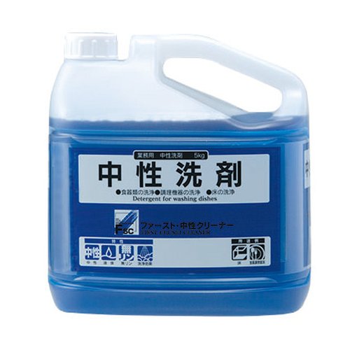 食器洗浄機用洗浄剤 ファースト・中性クリーナー 5L 大一産業画像