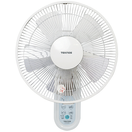 TEKNOS 30cm壁掛けﾌﾙﾘﾓｺﾝ扇風機 ﾎﾜｲﾄ 1台