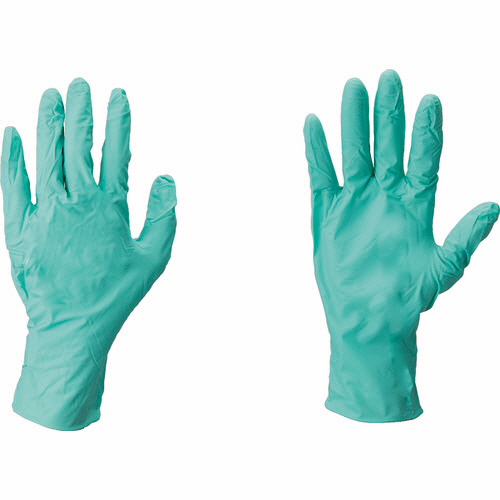 ﾈｵﾌﾟﾚﾝｺﾞﾑ使い捨て手袋 NeoTouch 25-201 XLｻｲｽﾞ ｸﾞﾘｰﾝ 1箱(100枚)画像