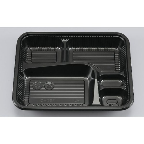 シーピー化成 弁当容器 Z-256(B) BS黒 本体画像
