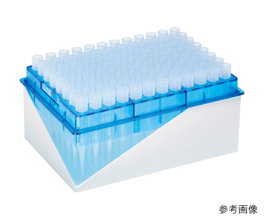 300µL チップ クリア 交換プレート 滅菌 1箱（96本×10プレート入）画像